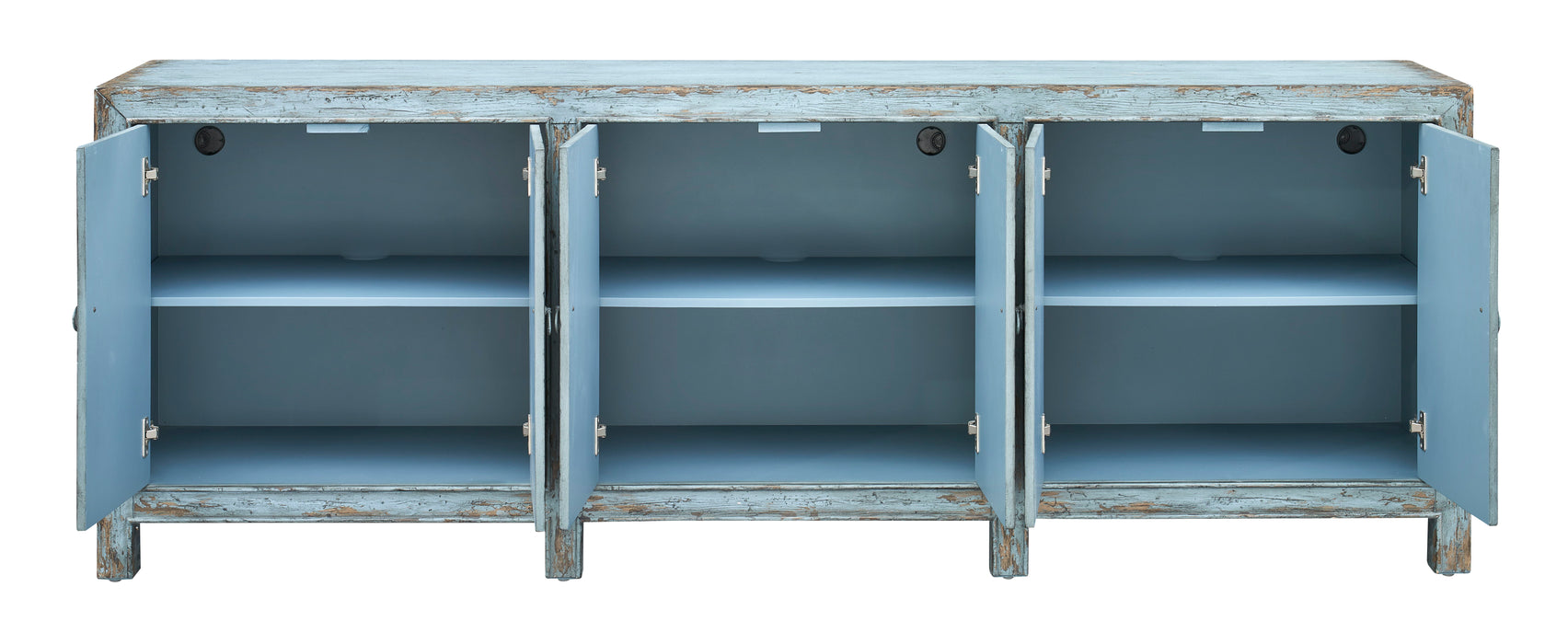 Marlowe - Six Door Credenza - Lia Aged Blue