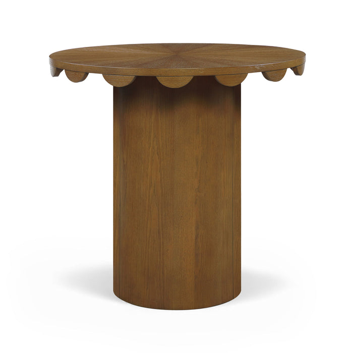 Dahlia - Solid Wood And Natural Cane Table