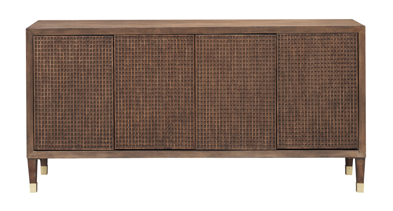 Ryder - Four Door Credenza - Crafter Brown