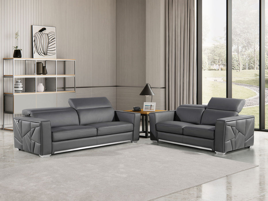 1120 - Leather Living Room Set