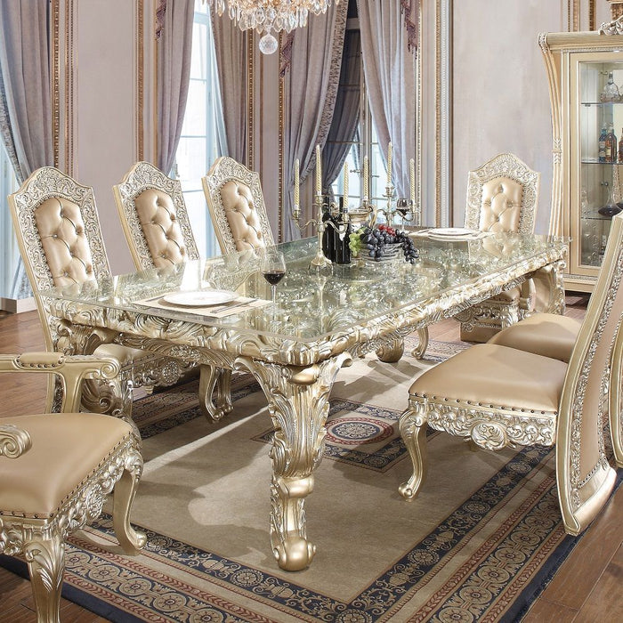 Vatican - Dining Table - Champagne Silver