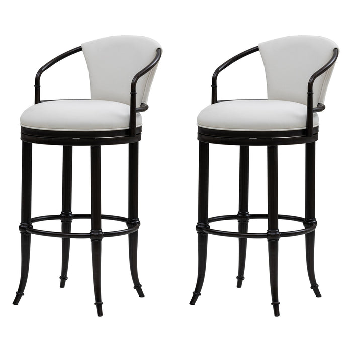 Otis - Upholstered Swivel Bar Height Barstool