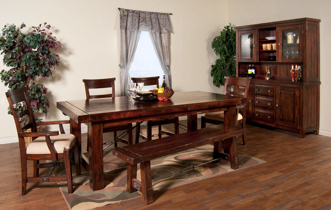 Vineyard - Extension Table - Dark Brown