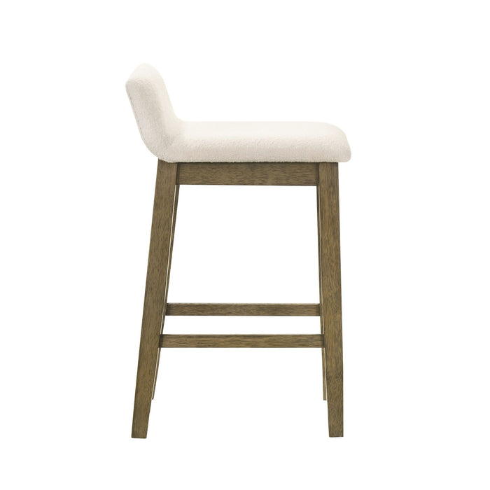 Annikah - Modern Transitional Wood Counter Height Kitchen Bar Stool