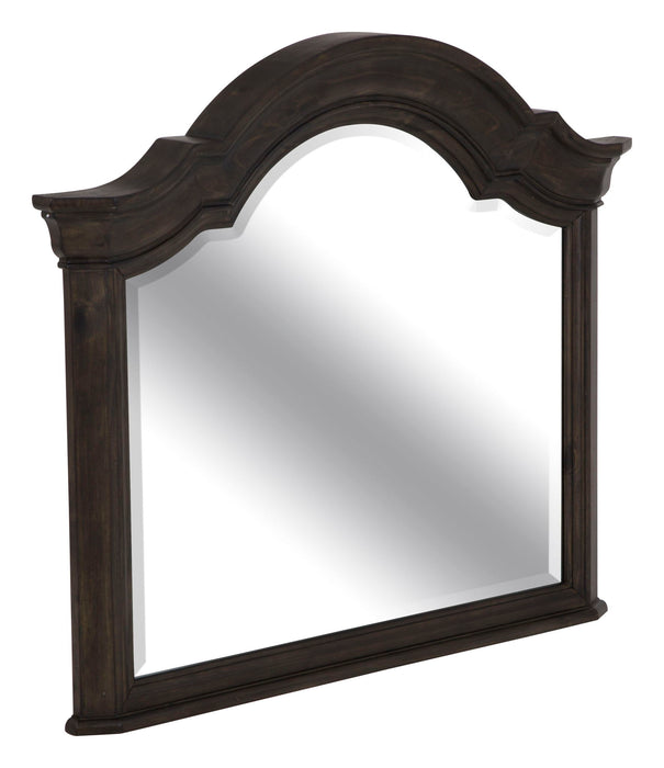 Bellamy - Shaped Mirror - Peppercorn