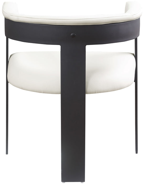 Romeo - Faux Leather Dining Chair With Black Base (Set of 2)