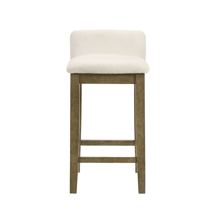 Annikah - Modern Transitional Wood Counter Height Kitchen Bar Stool