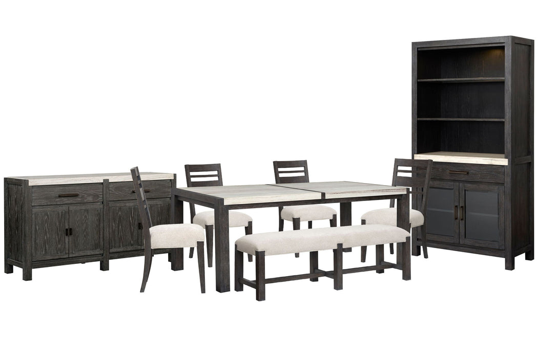 Plum Creek - 8 Piece Rectangular Dining Table Set