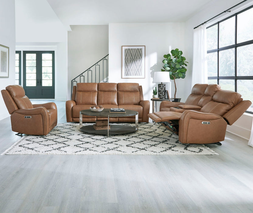 Haywood - Power Reclining Sofa - Butternut