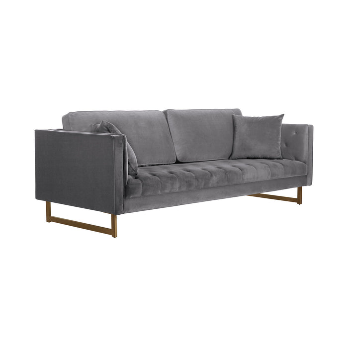 Lenox - Modern Sofa With Brass Legs