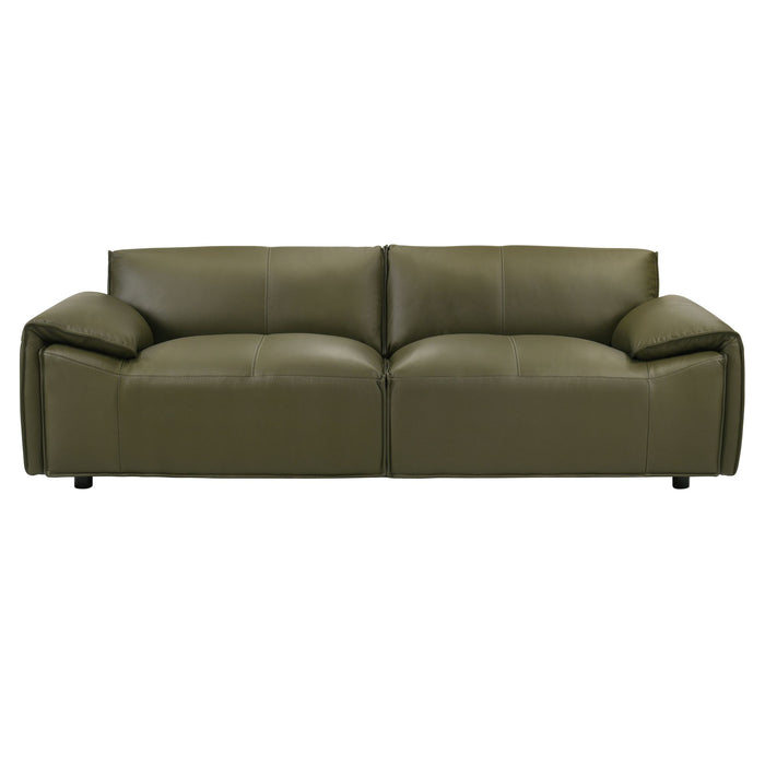 Tanner - Leather Sofa With Padded Arms