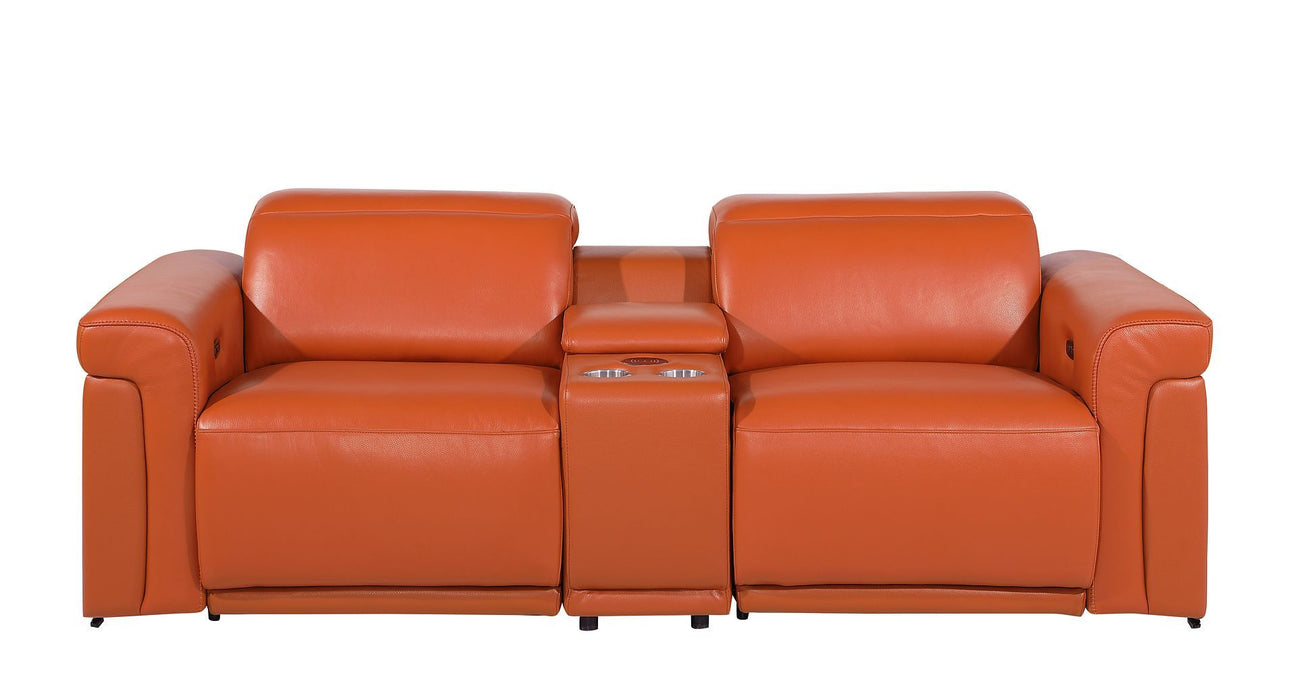 1126 - 3-Piece Modular Power Reclining Loveseat In With 2 Power Recliners & Power Headrests
