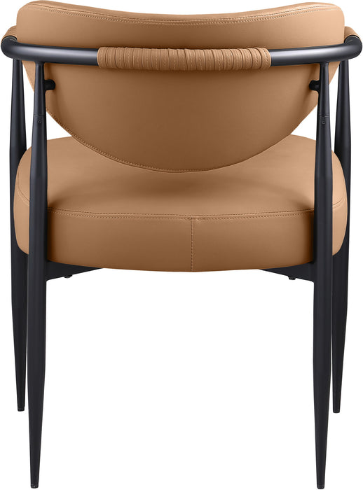 Virella - faux Leather Upholstered Dining Chair (Set of 2) - Black Base