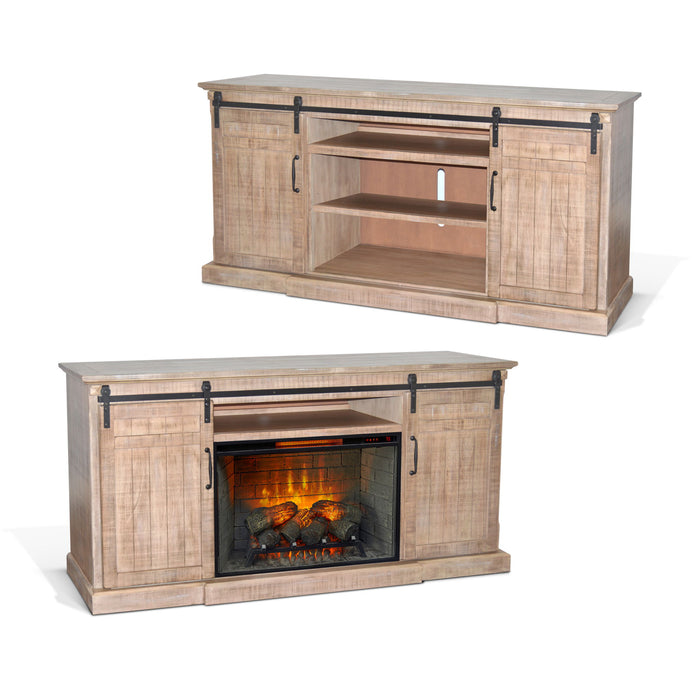 Desert Rock - TV Console - Light Brown