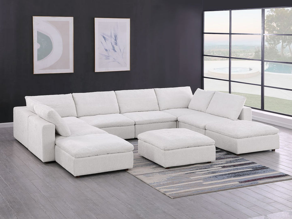 1100 - Top-Grain Italian Leather 9-Piece Sectional With Chaise