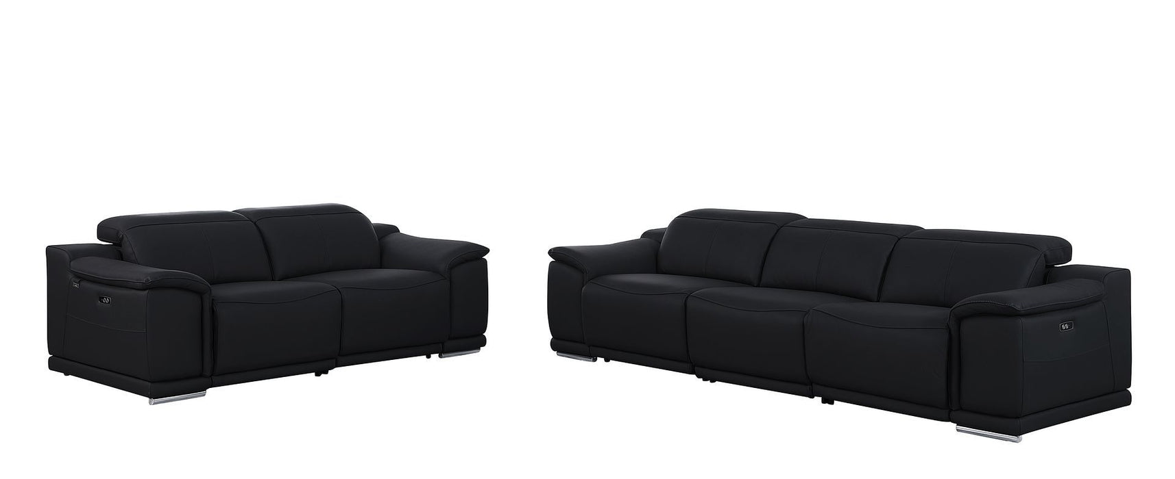 9762 - 5-Piece Modular Power Reclining Sofa And Loveseat Set 5 Power Recliners In