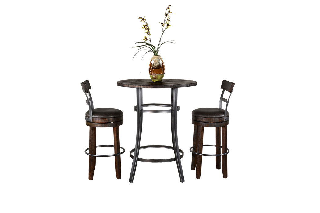 Metal Frame Counter Height Set