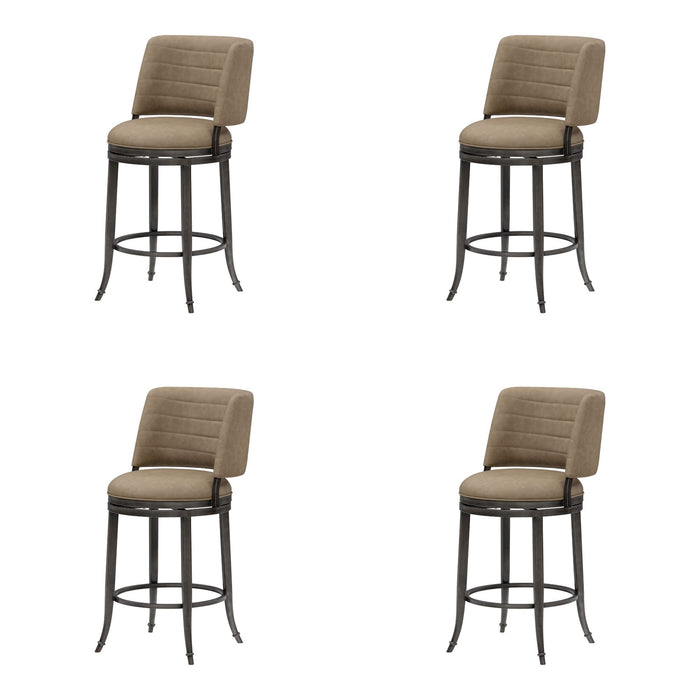 Torres - Upholstered Swivel Counter Height Barstool