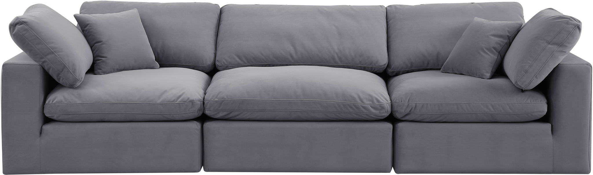 Comfy - Velvet Modular Sofa 3 Seats