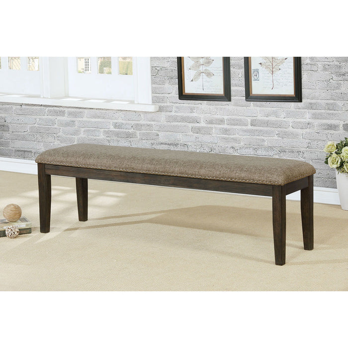 Faulk - Bench - Espresso / Warm Gray