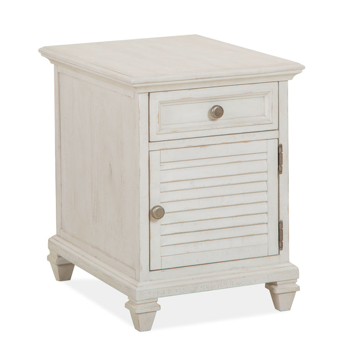 Newport - Chairside End Table - Alabaster