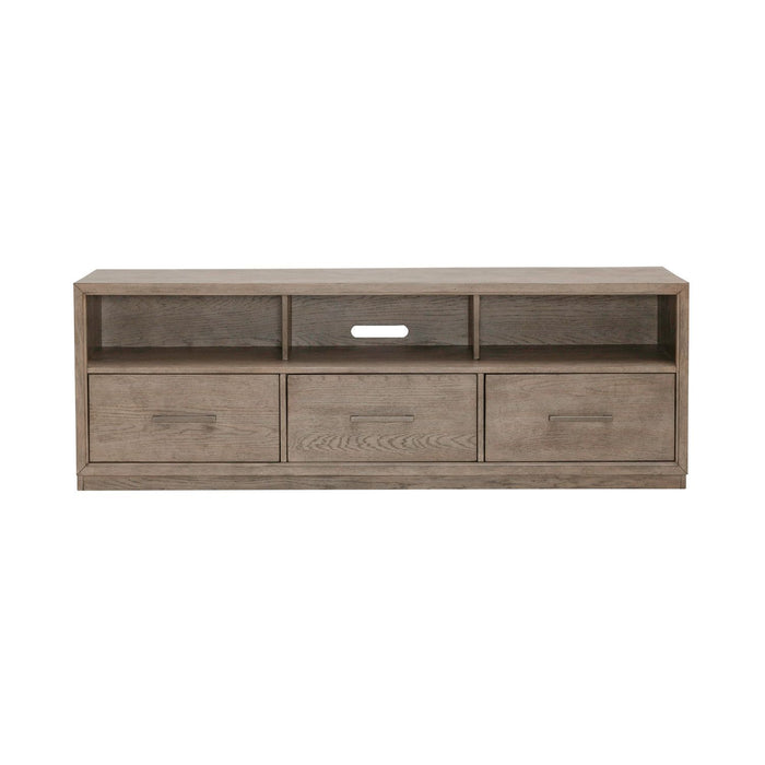 City Scape - Entertainment TV Console - Burnished Beige