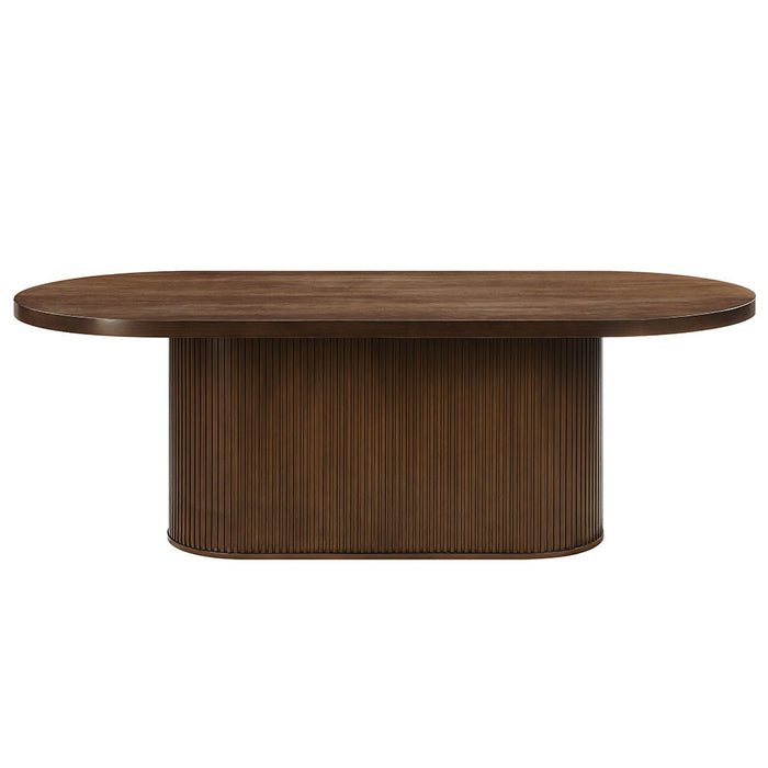 Gamarya - Dining Table - Dark Oak