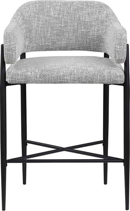 Dame - Fabric Upholstered Counter Stool (Set of 2)