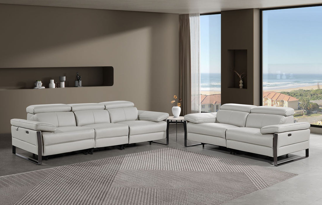 1246 - Modular Power Dual Reclining Sofa And Loveseat Set With Power Headrests