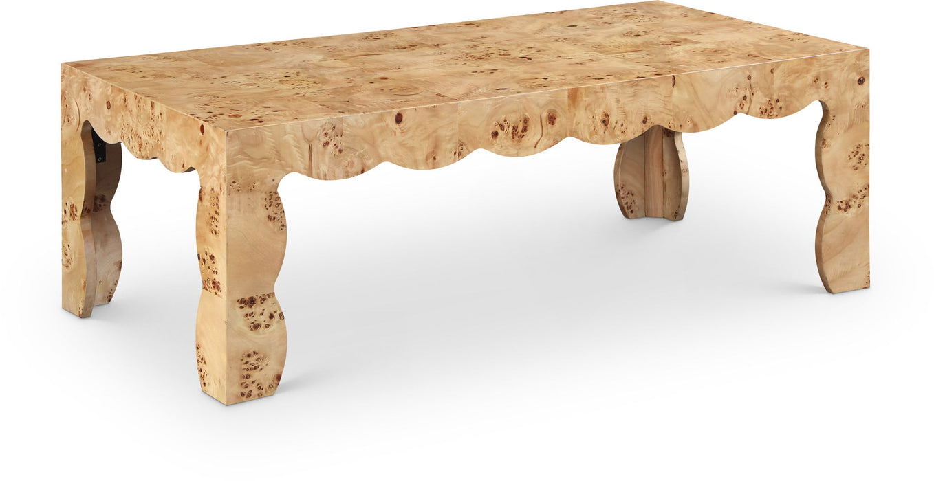 Vassa - Burl Veneer Coffee Table
