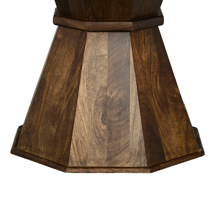 Portico - Dining 60" Round Table - Warm Brown