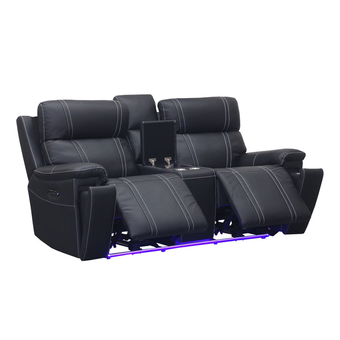 Hartley - Reclining Console Loveseat