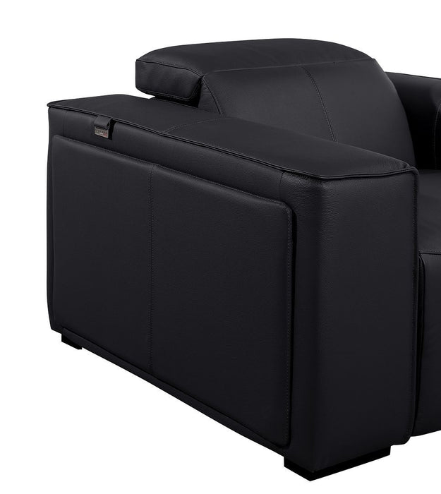 1224 - 8-Piece L-Shaped Sectional Sofa In With 3 Power Recliners & Power Headrests