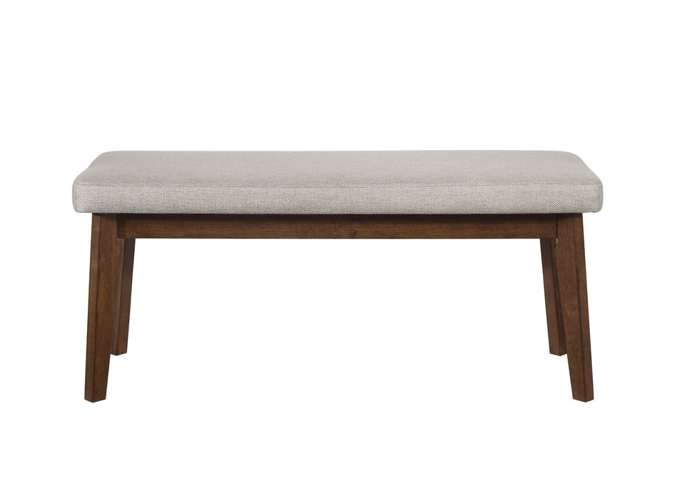 Salerno - Bench - Gray / Brown