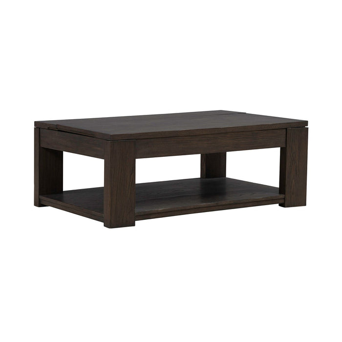 Lennox Hill - Lift Top Cocktail Table - Dark Brown