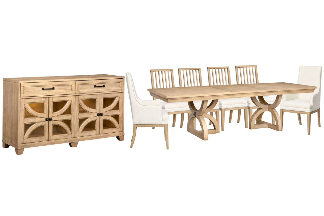 Coventry - Extendable Trestle Dining Table Set