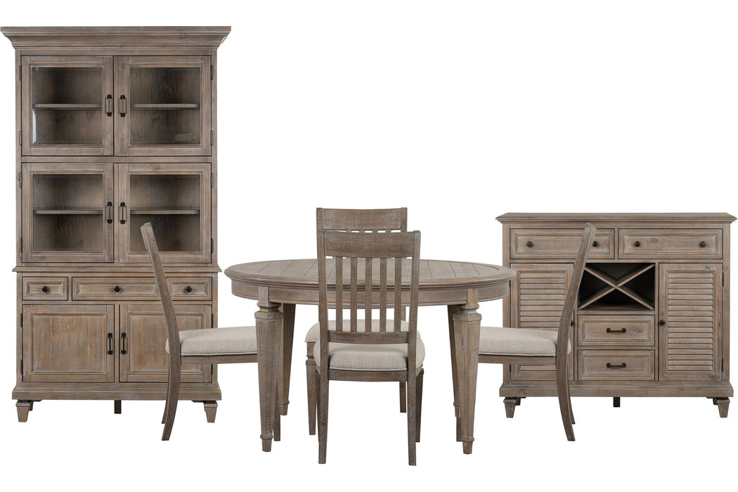 Lancaster - Extendable Round Dining Table Set