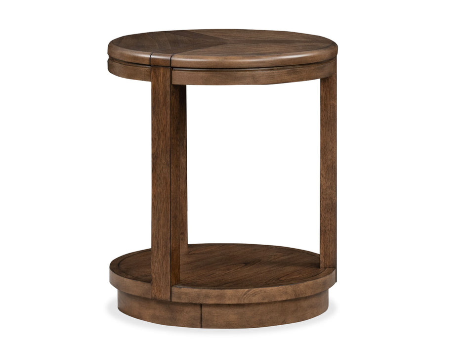 Connolly - Round End Table - Brown
