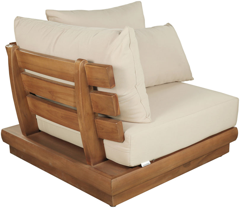 Mirella - Water Resistant Fabric Upholstered Outdoor Patio Modular Corner Chair