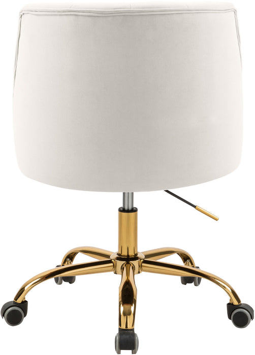 Arden - Office Chair with Gold Legs