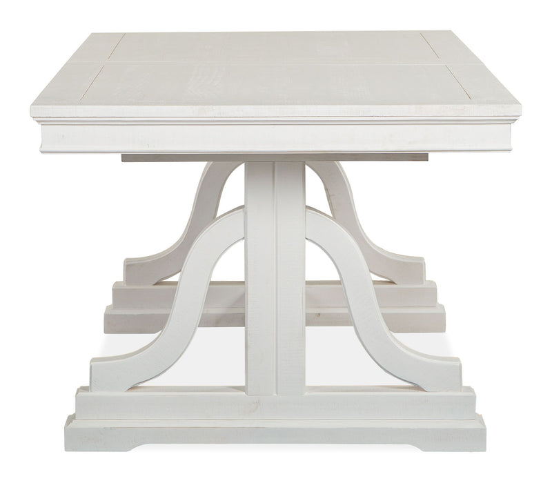 Heron Cove - Trestle Dining Table - Chalk White