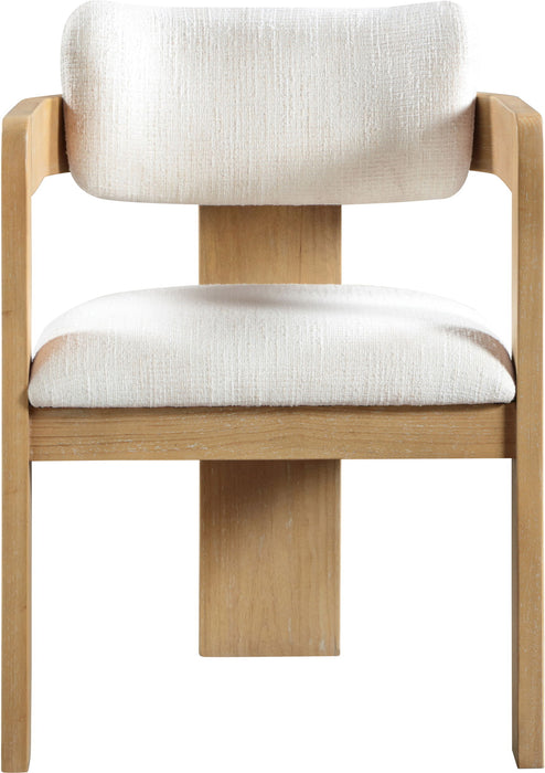 Sacha - Linen Dining Chair With Natural Base (Set of 2)