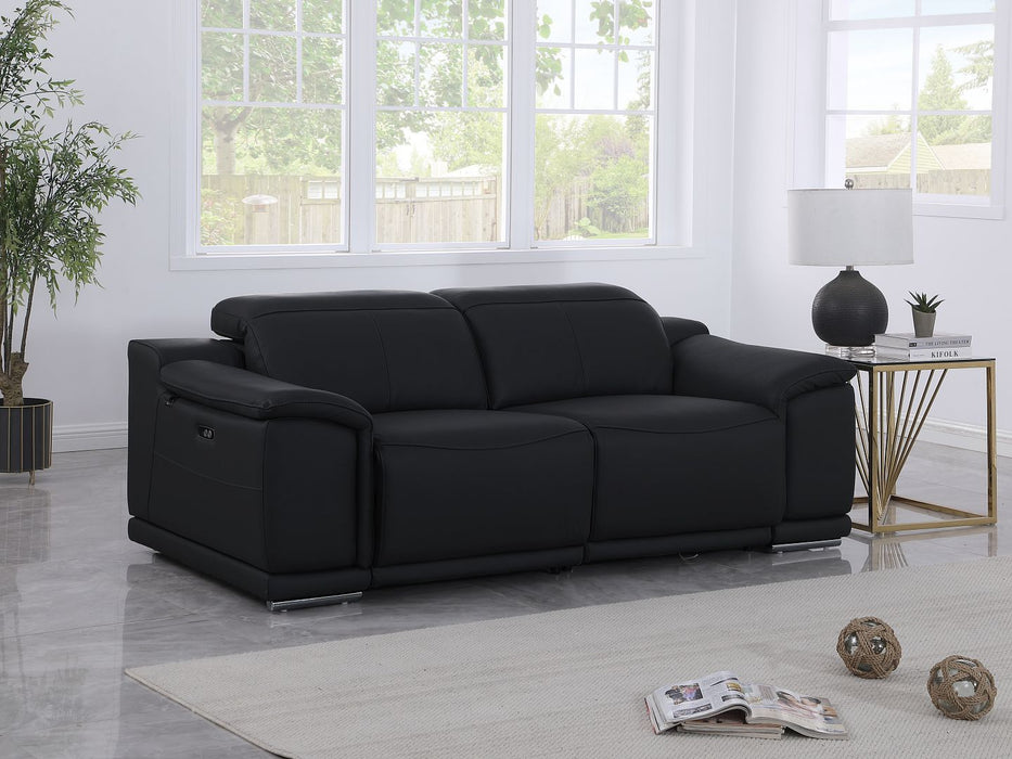 9762 - 2-Piece Modular Power Reclining Console With 2 Power Recliners In