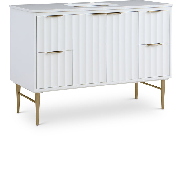 Modernist - Bathroom Vanity With Gold Legs