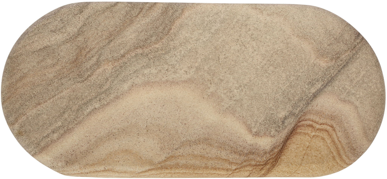 Carrell - Genuine Marble Tray - Sand