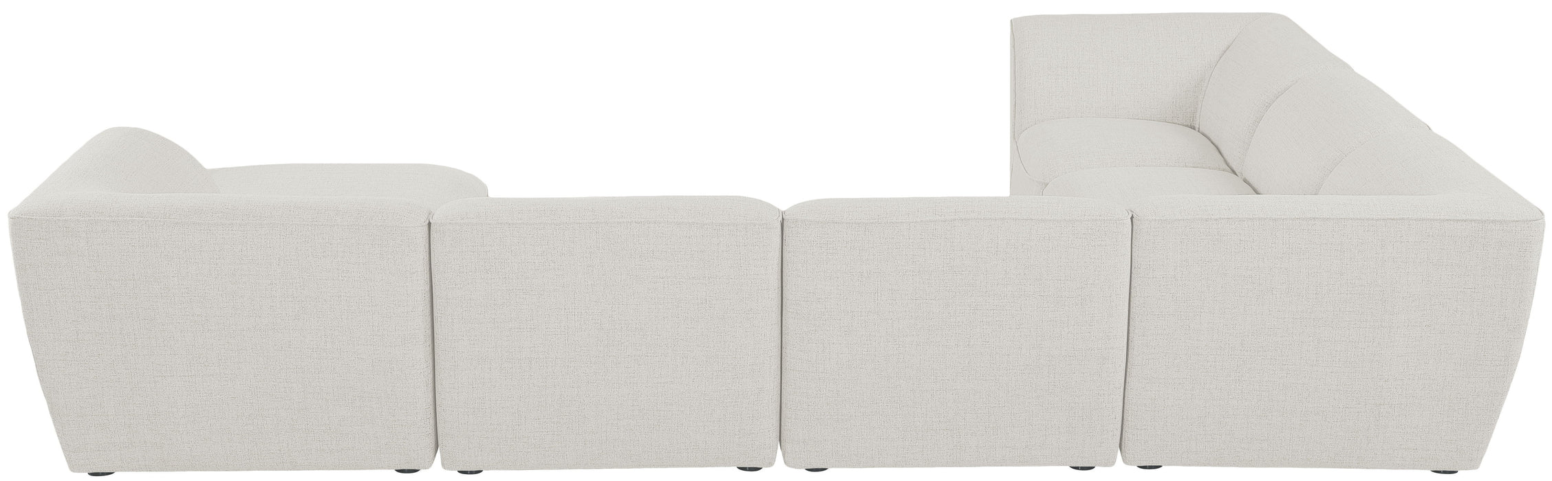 Miramar - Modular Sectional 7 Piece - Cream - Fabric