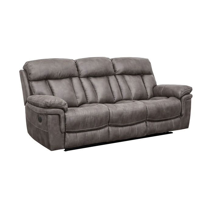 Estelle - Power Reclining Sofa - Gunmetal