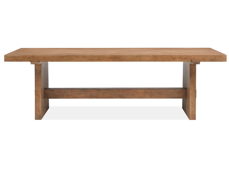 Lindon - Trestle Dining Table - Light Brown