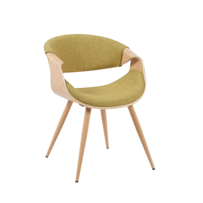 Butterfly - Upholstered Dining Chair - Brown Oak