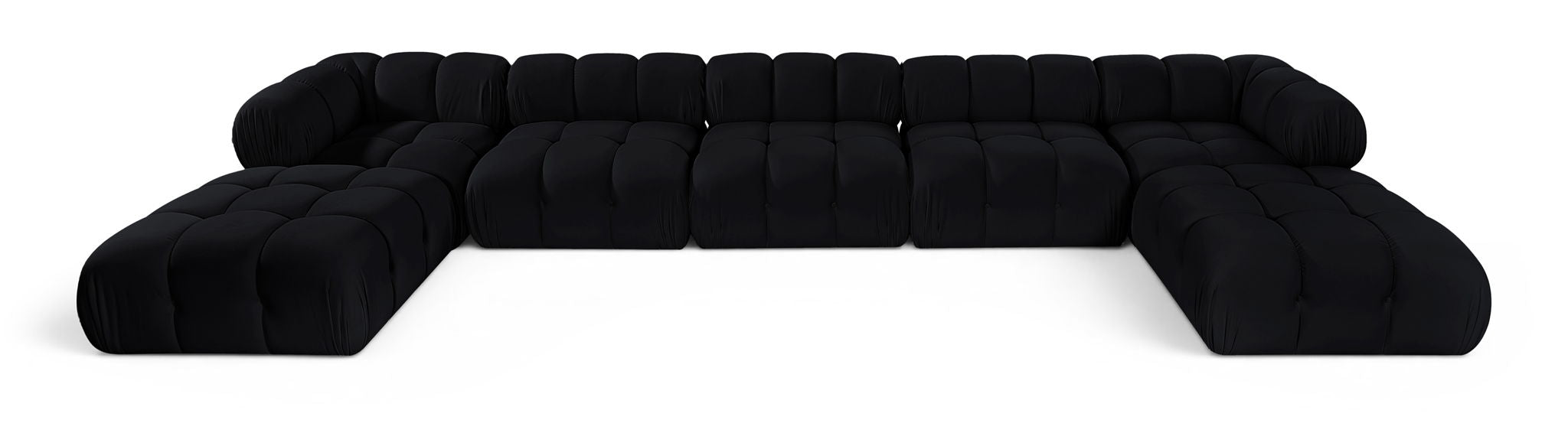Orin - 7 Piece Modular Sectional (3 Modular Chairs, 2 Corner Chairs & 2 Ottomans)